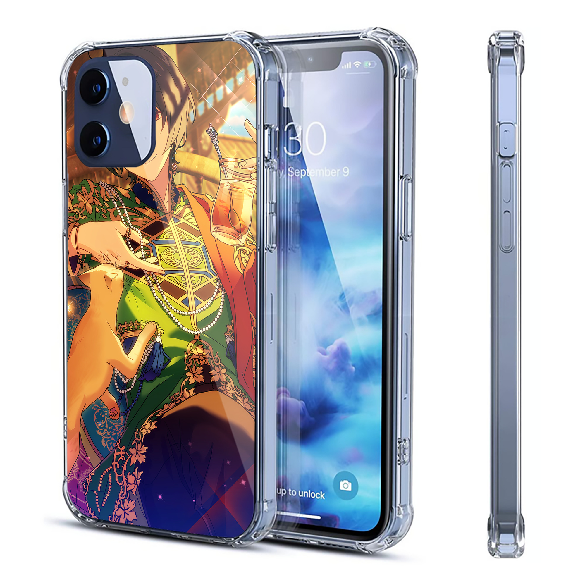 （画像用） あんさんぶるスターズ! Ensemble Stars 【iPhone 12シリーズ対応】透明スマホケース（クリアソフトケース）